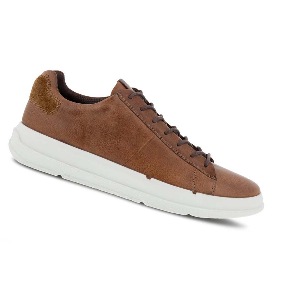 Men\'s Ecco Soft X Classic Sneakers Brown | USA 641CTV